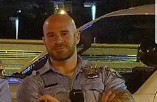 cops beefy bald scruffy beards hunks muscular dudes