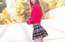 outfit student skirt mini boots skirts sweatshirt outfits girls women tartan cute beautiful plaid fashion style college short plt af