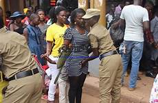 uganda women police searching ugandan security searched private stadium ladies search parts being their male officers boobs nairaland bomb incredible