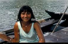 brazilian teen girl teenager teenage brazil eye contact amazon front alamy river stock rio america south pack amazonas state