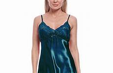 chemise satin nightie nightwear sleepwear sleep silky nightgown amzn