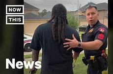 man arresting wrong caught cop profiling racial incident