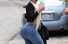 tight blac jeans figure chyna hourglass booty big off heels boots shows dailymail old silver pouty ass super curvy she