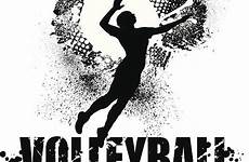 volleyball vector clip graphic illustrations