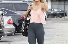 mccord annalynne angeles los spandex leggings tights sexy celebmafia hot braless yoga camisole extremely looking errands running while candids gotceleb