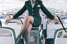stewardess uniform flight attendant hostess girls instagram legs sexy airline cabin heels hot air women uniforms smart airways visit repost