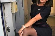 stewardess nylons attendant airline hostess