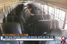 bus school caught sexual two drivers acts job while florida engaging lee county district