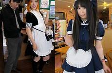 maid cute cafe japanese maids akihabara tokyo restaurant school themed japan cosplay ayakawa cosplayer famous girls japon sexy fashion costumes