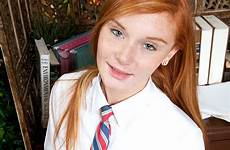 tanner schoolgirl freckled redheaded 18eighteen legalteenlust