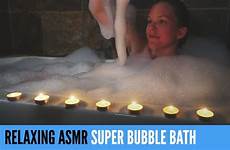 bubble bath bubbles candles asmr relaxation