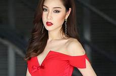 beautiful most thailand transgender thai pageant transsexual model dress ladyboy ladyboys world women red top trans beauty bangkok miss tg