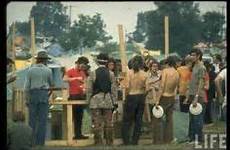 woodstock 1969 rare color people food music hippie festival young vintage love bathing fair real youths photographs life everyday bashny