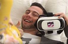 vr star headset men partners reality encouraging bangers production company use virtual sex video spice bedroom making things look their