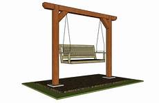 build wooden swings porch gardenplansfree pergola