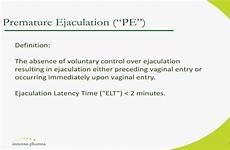 ejaculation vaginal premature definition entry over pe resulting voluntary absence either preceding occurring control