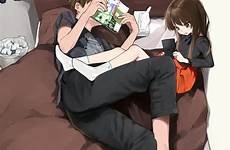 anime couple couples cute manga drawings cuddling wallpaper romantic guys romance female chica