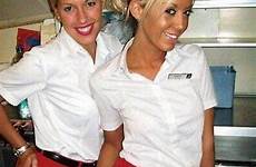 stewardesses sexy attendant stewardess hostess dolly hotesse stewardessen cabin waitresses skies showing uniforms delta voll pinup hotesses pantyhosed klyker revealing