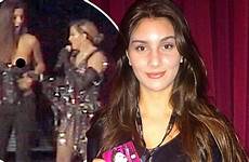 madonna exposed fan nipple stage josephine attends sydney georgiou two singer whose shares teenage brisbane performance