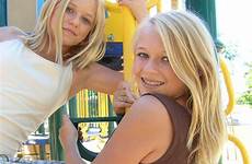 twins blonde teen sisters twin triplets girls gorgeous braces lynx identical lamb gaede little uploaded user park
