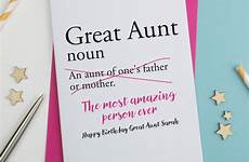 aunt birthday great card auntie aunty notonthehighstreet alphabet