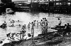 vintage river east boys york swimming 1910 old hole naturism historic historical photography awesome looking history time among choose board