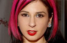 joanna angel hair pink medium color teen hairstyles short styles highlights streaks cute girls poster wikipedia pornstar highlight colors hairstyle