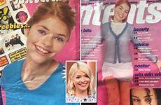 holly willoughby modelling throwback seventeen pictured