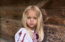 ukrainian girl little blonde costume national stock beautiful wonderfull portrait ru wonderful similar blue