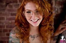 redhead freckles suicide glasses girls face tattoo women pornstar smiling wallpaper hair july facial head model nose person beauty portrait