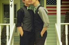 gay couples prom lesbian cute kissing couple boys directions hair lgbt guys teens kiss