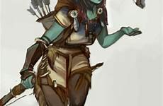 female dnd character firbolg orc concept dungeons dragons half fantasy creation characters inspiration google saved archer picture laughing drawing goggles