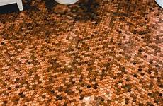 pennies penny gluing painstakingly