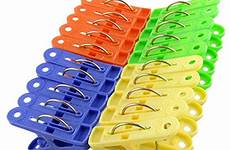plastic clips laundry pegs clothes clothing line assorted pcs pins colors grip washing 20pcs multicolor dry large