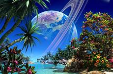 paradise alien wallpaper space worlds another deviantart beautiful day fantasy jehovah desktop landscape beach background wallpapers other tropical fanpop planets