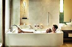 bath bubble date together couple mirror bathtub tub couples bathroom luxury redbookmag totally dates getty renovations