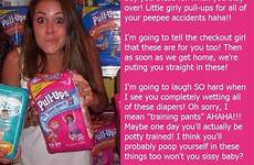 diapers diaper sissy captions abdl dares caption tf humiliation regression punishment princess transgender