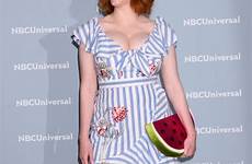 christina hendricks boobs nude sexy huge cleavage hot upfront big hall thefappening york flashes deep nbc city presentation loading thefappeningblog