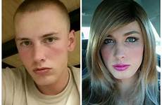 transgender mtf after male female transformation before makeup tg hrt hormones women man