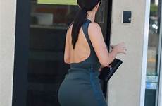 kim kardashian assets angeles shopping los her braless dress style sheer october ass totally shows off clingy goes prime la