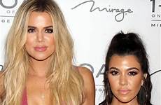 swimsuits kardashian khloe butts flaunt parade kourtney ass during sexy their celebrity