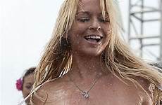 tits wet shirt contest big piranha girls boob topless nude boobs movie babe hot bait sexy lohan lindsay blonde college