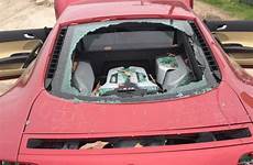 audi r8 cheating husband wife her destroyed gets she effort destroying supercar put found lot into