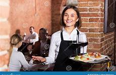 waiter female restaurant country welcoming preview