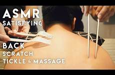 asmr back massage tickle satisfying