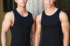 twins twin ajay micky gay fratmen brothers muscle boys men man guys choose board male models hot sexy