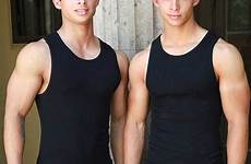 twins twin ajay micky gay fratmen brothers boys muscle men man guys male sexy models choose board