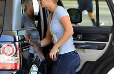 kaley cuoco jeans tight gas station angeles los june pumping la pants celebrities lost lawn booty celebmafia gotceleb saved post