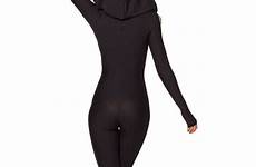 hooded ninja catsuit choose board body