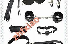 sex restraint bondage bdsm gear whip ball blindfold collar pu cuffs wrist rope gag slave ankle mouth kit body full